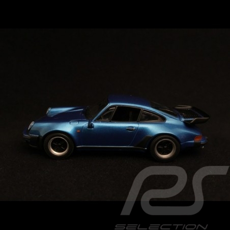 Porsche 911 type 930 Turbo 3.3 Bleu Minerva blue minervablau 1/43 Minichamps  CA04316036