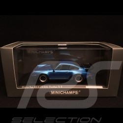 Porsche 911 type 930 Turbo 3.3 Minerva blue 1/43 Minichamps  CA04316036