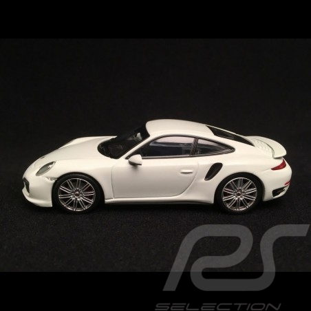 Porsche 911 type 991 Turbo 2014 blanche white weiß 1/43 Minichamps CA04316058