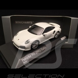 Porsche 911 type 991 Turbo 2014 blanche white weiß 1/43 Minichamps CA04316058