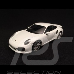 Porsche 911 type 991 Turbo 2014 blanche white weiß 1/43 Minichamps CA04316058