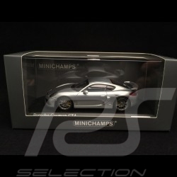 Porsche Cayman GT4 2015 argent silver Silber Rhodium métallisé metallic 1/43 Minichamps CA04316071
