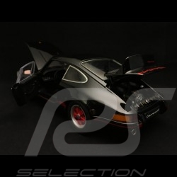 Porsche 911 2.7 Carrera RS 1973 noire bandes rouges black red stripes schwarz rote streifen 1/18 Welly 18044