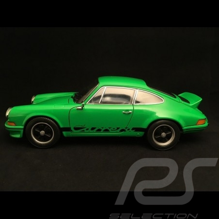 Porsche 911 2.7 Carrera RS 1973 vert viper bandes noires 1/18 Welly 18044