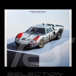 Le Mans Poster Ford GT40 MKII-A 1966 Blau