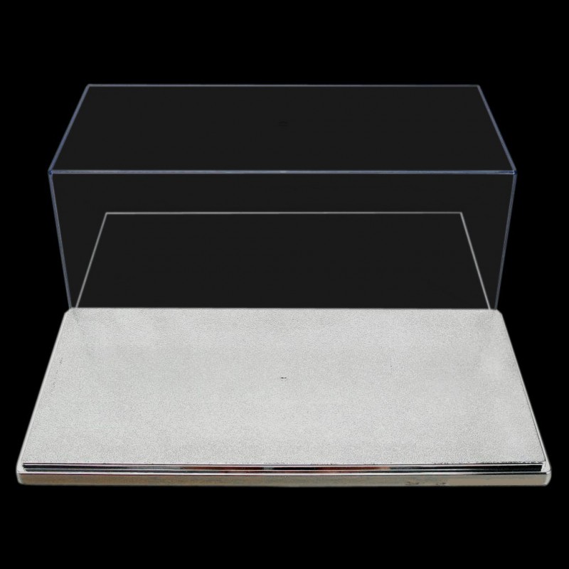 Lot De 4 Boîtes Vitrines Bfc-Box 1/18 - Socle Blanc - Neuf - Fabriqué En France - Pour Collection Voitures Miniatures