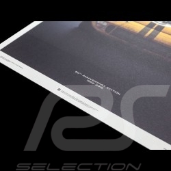 Le Mans Poster Ford GT40 MKII-A 1966 Yellow