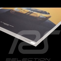 Le Mans Poster Ford GT40 MKII-A 1966 Yellow