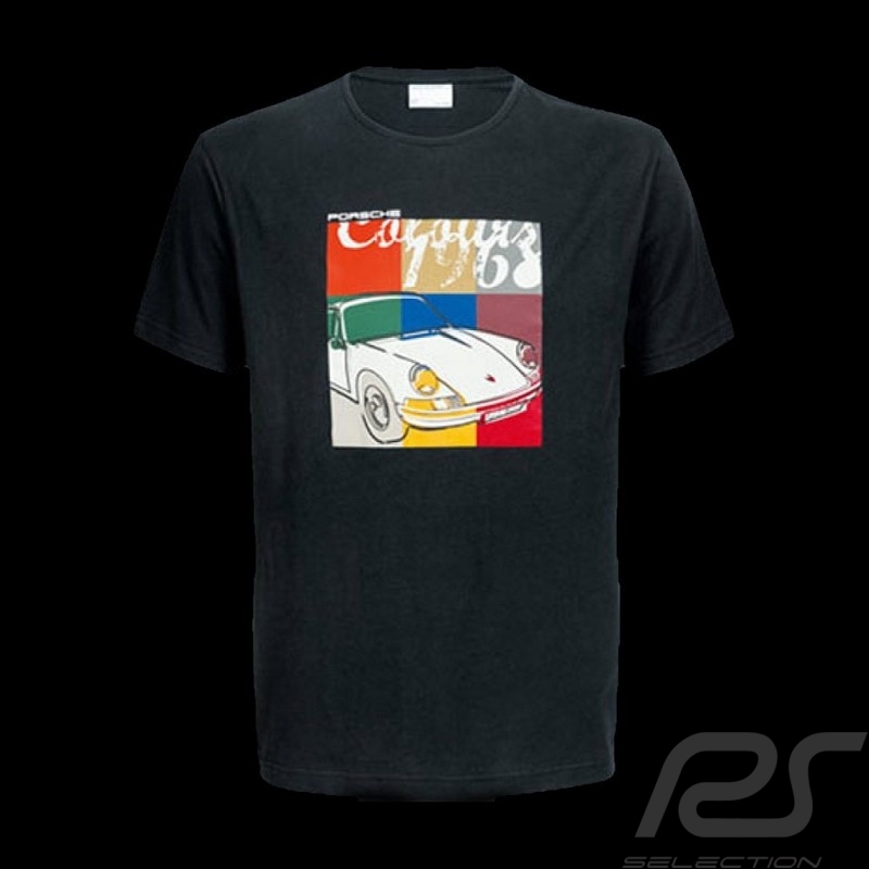 T-shirt Porsche 911 The colors of 1968 Collection schwarz Porsche design WAP981 - Herren
