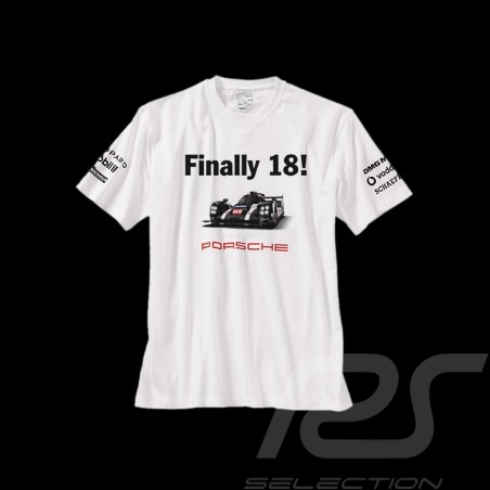 T-shirt Porsche 919 Finally 18 Le Mans 2016 Porsche design WAP181 - men