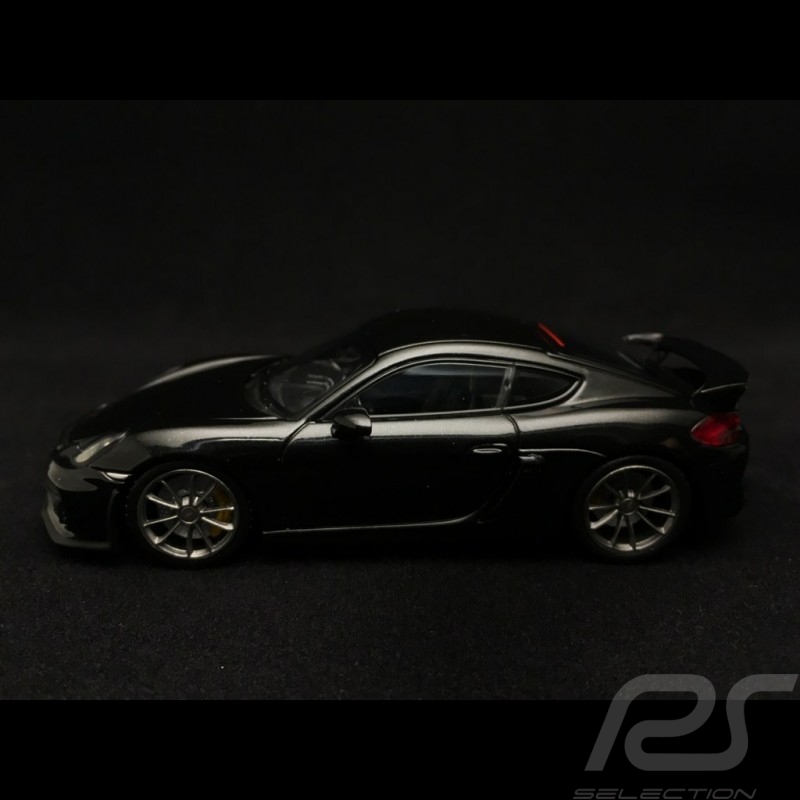 Porsche Cayman GT4 2016 metallic black 1/43 Minichamps 410066121