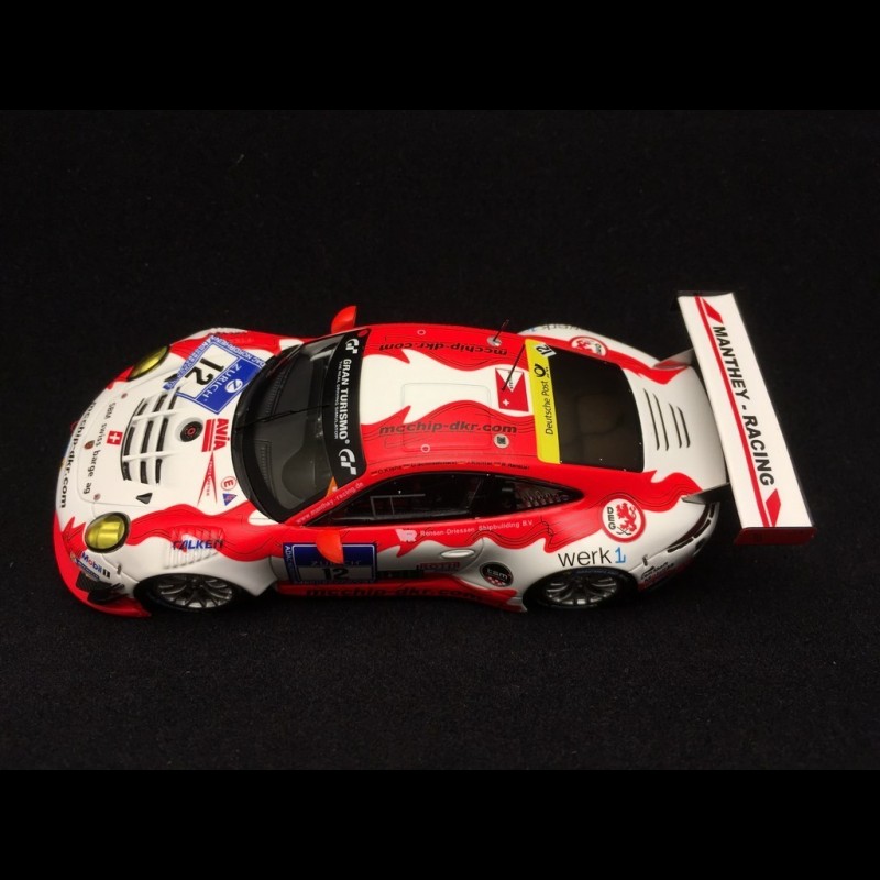 Porsche 911 type 991 GT3 R Nürburgring 2016 n° 12 Manthey racing 1/43