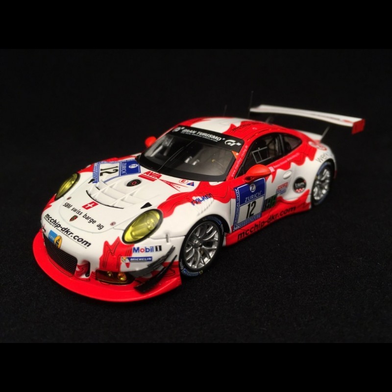 Porsche 911 type 991 GT3 R Nürburgring 2016 n° 12 Manthey racing 1/43 ...