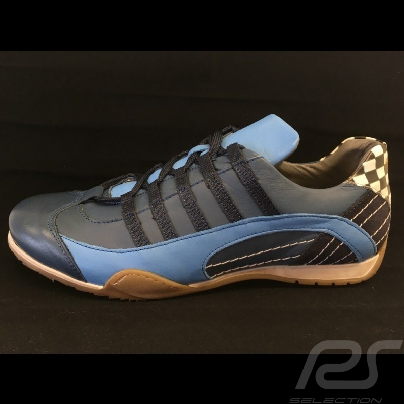 Sneaker / Basket Schuhe style Rennfahrer Marineblau - Herren