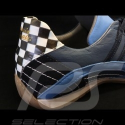 Chaussure Shoes Schuhe Sport sneaker / basket style pilote bleu marine navy blue marineblau - homme men Herren
