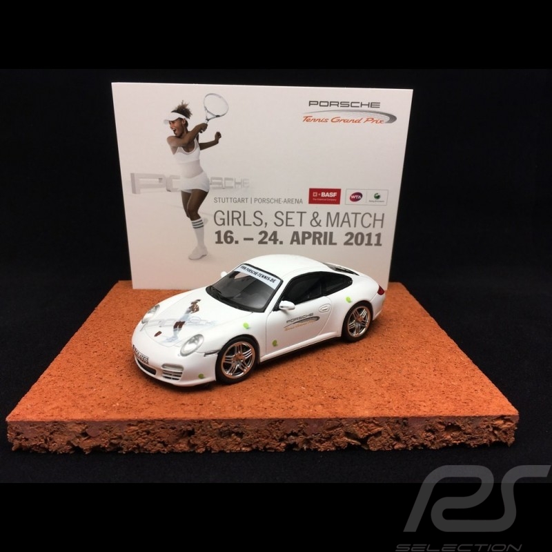 Porsche 911 type 997 Carrera 4S 2011 weiß Tennis Grand Prix 1/43 Spark MAP02056010
