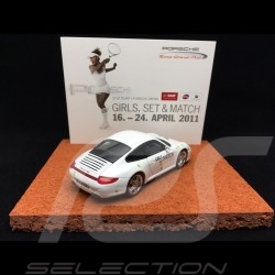 Porsche 911 type 997 Carrera 4S 2011 blanche white weiß Tennis Grand Prix 1/43 Spark MAP02056010