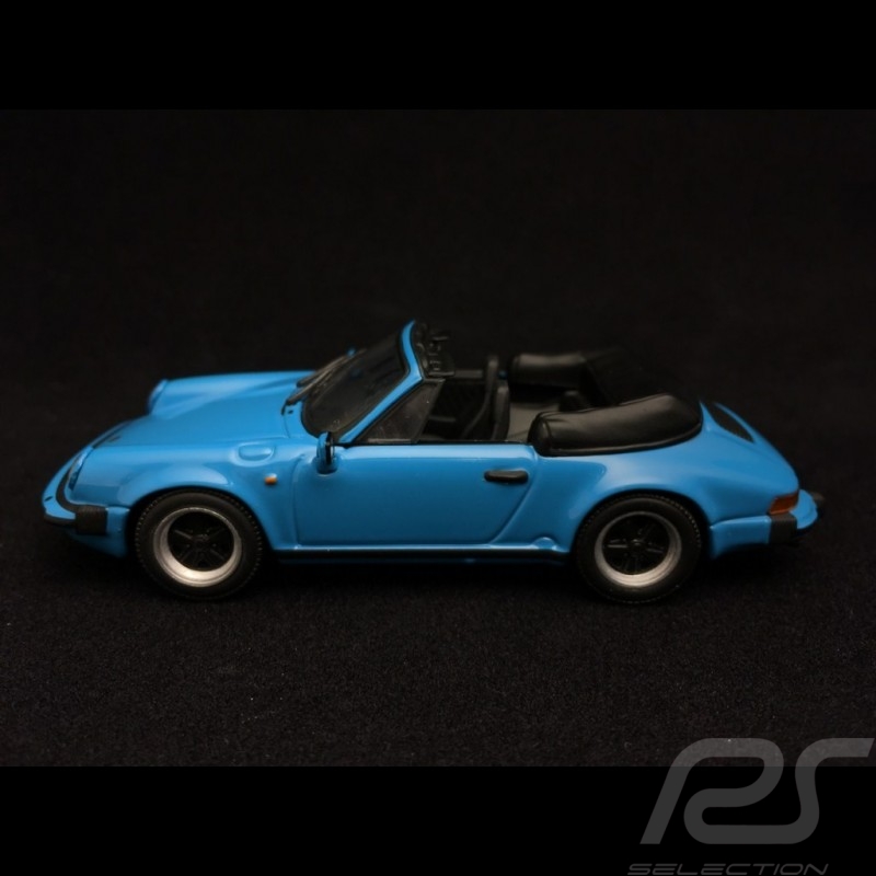 Porsche 911 3.0 SC Cabriolet 1983 rivierablau 1/43 Minichamps MAP02002815