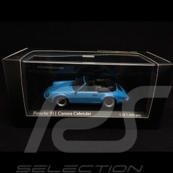 Porsche 911 3.0 SC Cabriolet 1983 bleu riviera blue rivierablau 1/43 Minichamps MAP02002815