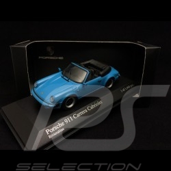 Porsche 911 3.0 SC Cabriolet 1983 riviera blue 1/43 Minichamps MAP02002815