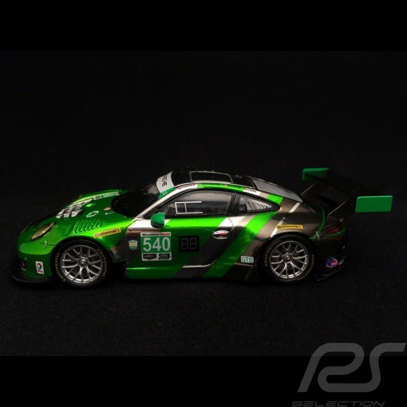 Porsche 911 GT3 R type 991 24h Daytona 2016 n° 540 Black Swan racing 1/43 Spark MAP02018316