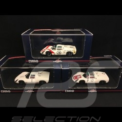 Trio Porsche 910 Nürburgring GP Japon Presentation 1/43 Ebbro 638 639 640
