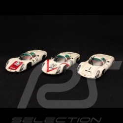 Trio Porsche 910 Nürburgring GP Japon Präsentation 1/43 Ebbro 638 639 640