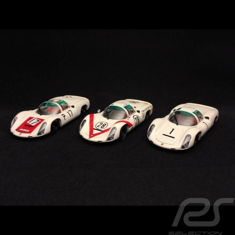 Trio Porsche 910 Nürburgring GP Japon Präsentation 1/43 Ebbro 638 639 640