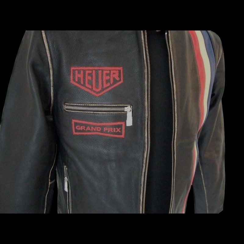 Heuer Leather Jacket Tag Heuer Gulf Jacket Vintage Dakota Heuer