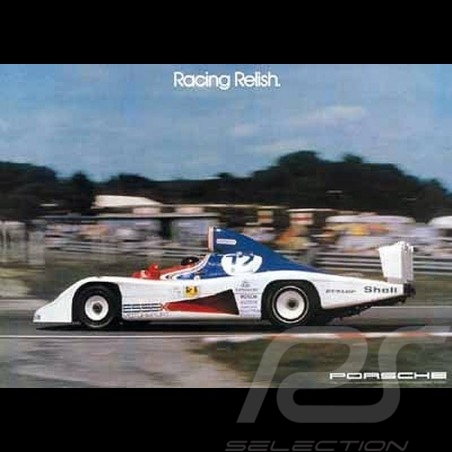 Porsche Poster Plakat Affiche 956 Racing Relish Jacky Ickx Le Mans 1979 - 76