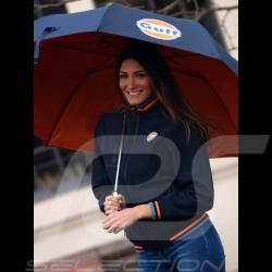 Gulf Umbrella king size navy blue / orange