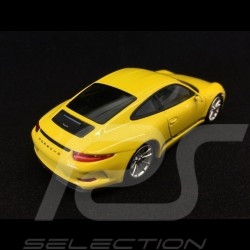 Porsche 911 R type 991 2016 jaune racing yellow racinggelb 1/43 Minichamps CA04316095