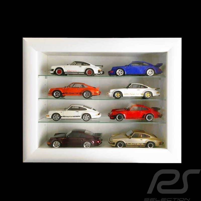 Wandvitrine für 8 bis 60 Porsche miniature 1/43 1/24 1/18 Wandvitrine für 8 bis 60 Porsche miniature 1/43 1/24 1/18