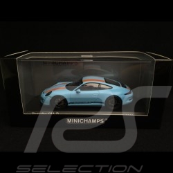 Porsche 911 R type 991 2016 gulf blue orange stripes 1/43 Minichamps 413066227