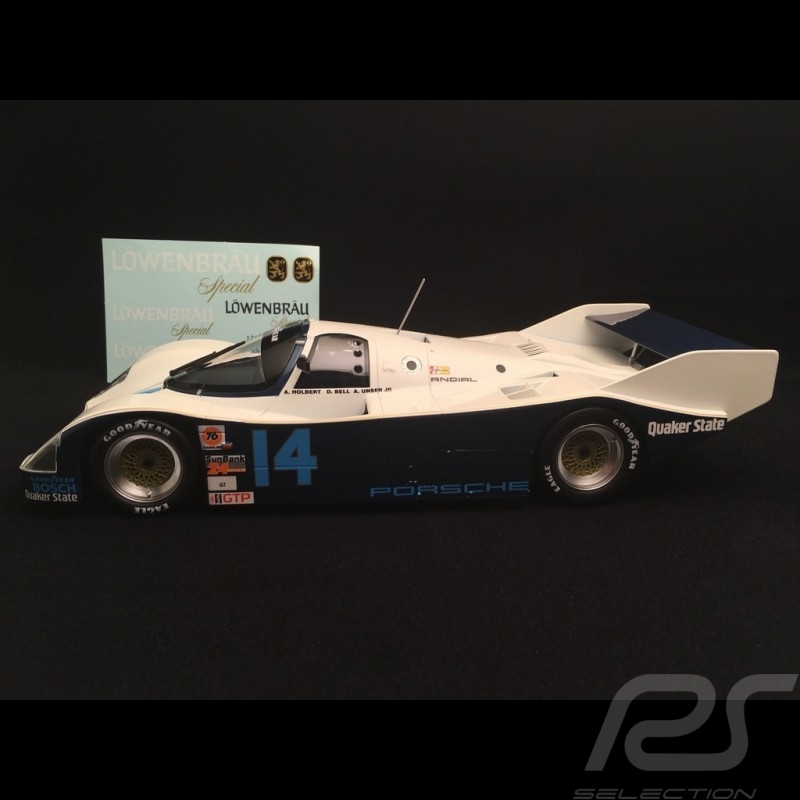 Porsche 962 IMSA Sieger Daytona 1986 n° 14 Holbert Racing Löwenbrau 1/18 Norev 187407