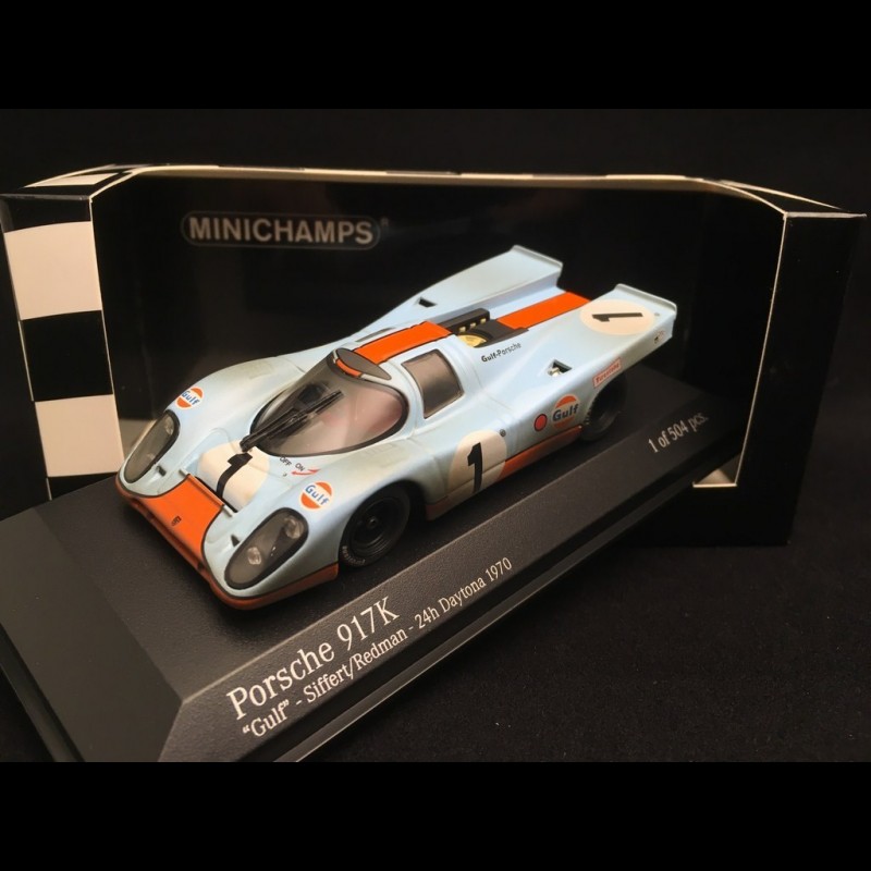 Porsche 917K Gulf John Wyer Engineering winner 24H Daytona 1971 - scale 1/18th 1970-1974 24H LE MANS MOTORSPORTS