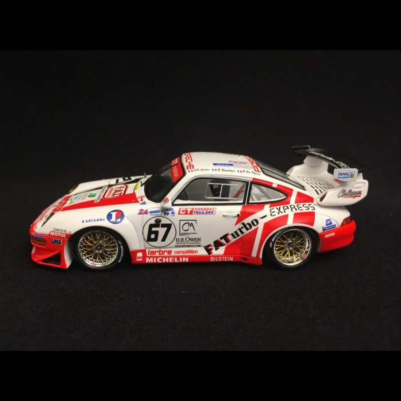 Porsche 911 GT2 type 993 Le Mans 1999 n° 67 Fat turbo 1/43 Spark S4450