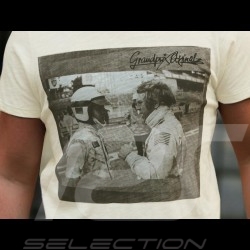 T-Shirt  Steve McQueen Unterhaltung Le Mans Creme - Herren