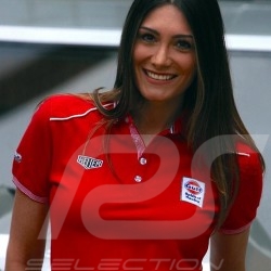 Polo shirt Gulf Spirit of Racing red - women