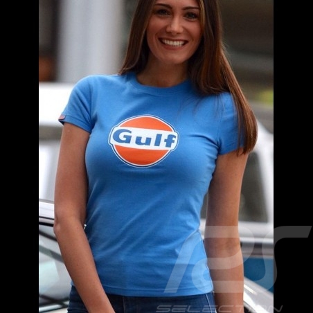 T-Shirt Gulf cobalt blue  - women