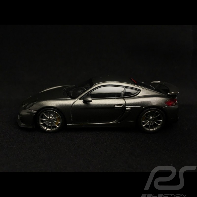 Porsche Cayman GT4 metallic agate grey 1/43 Minichamps CA04316078