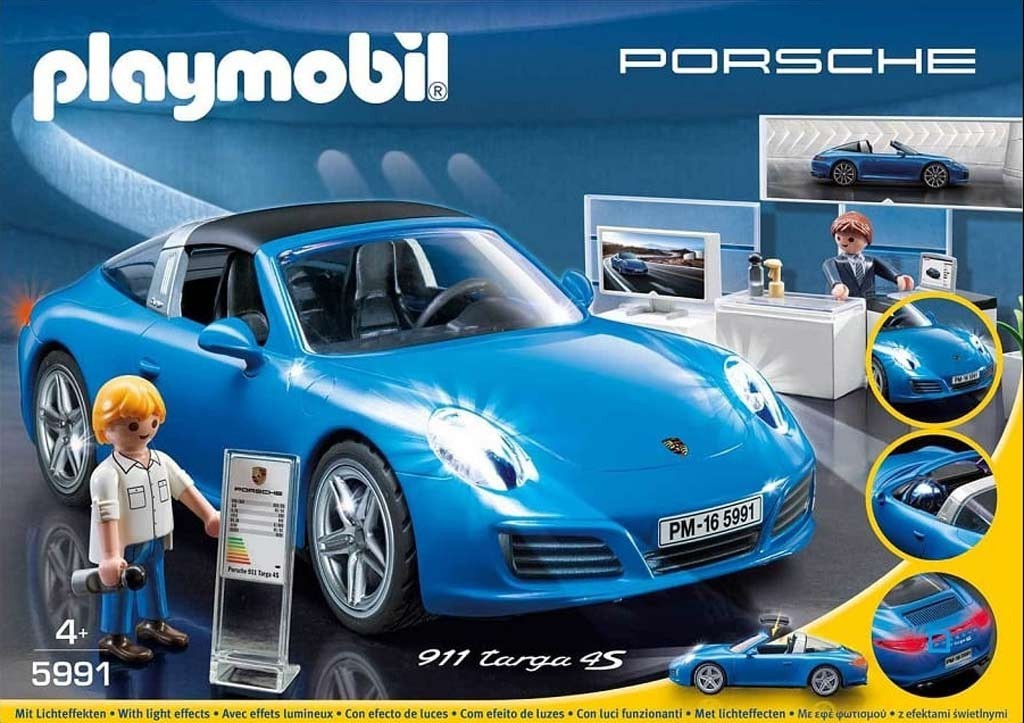 playmobil blue porsche