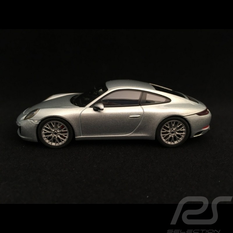 Porsche 911 type typ 991 Carrera 4S coupé ph II 2017 gris rhodium grey grau 1/43 Herpa 071055