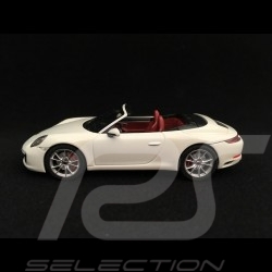 Porsche 911 type 991 Carrera S Cabriolet ph II 2017 white 1/43 Herpa 070980