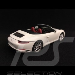 Porsche 911 type 991 Carrera S Cabriolet ph II 2017 white 1/43 Herpa 070980