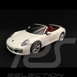 Porsche 911 type 991 Carrera S Cabriolet ph II 2017 white 1/43 Herpa 070980