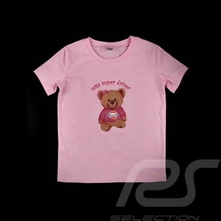 T-Shirt Gulf teddy bear pink - kids