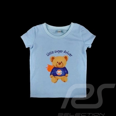 T-Shirt Gulf ourson bleu - enfant T-Shirt Gulf teddy bear blue  T-Shirt Gulf Teddybär blau - Kinder