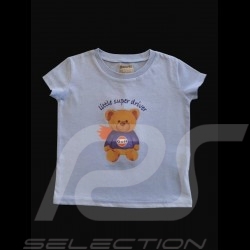 T-Shirt Gulf Teddybär blau - Kinder