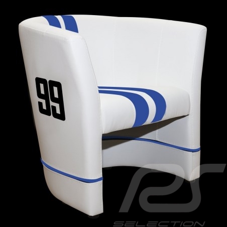 Cabriolet chair Racing Inside n° 99 Viper racing white / blue